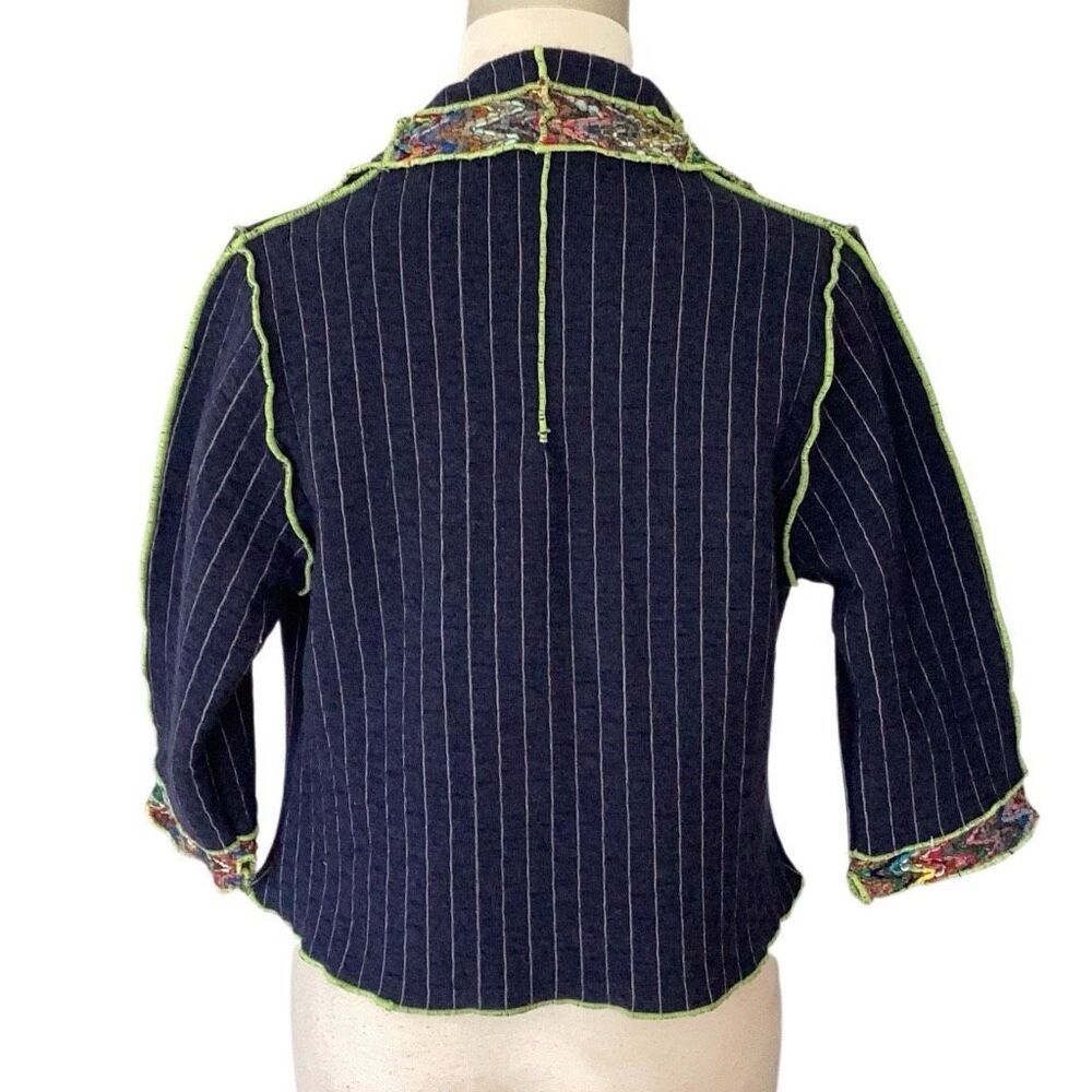 Anya SF Artisan Cardigan Jacket Women’s S/M Boho Funky Vintage - Picture 3 of 8